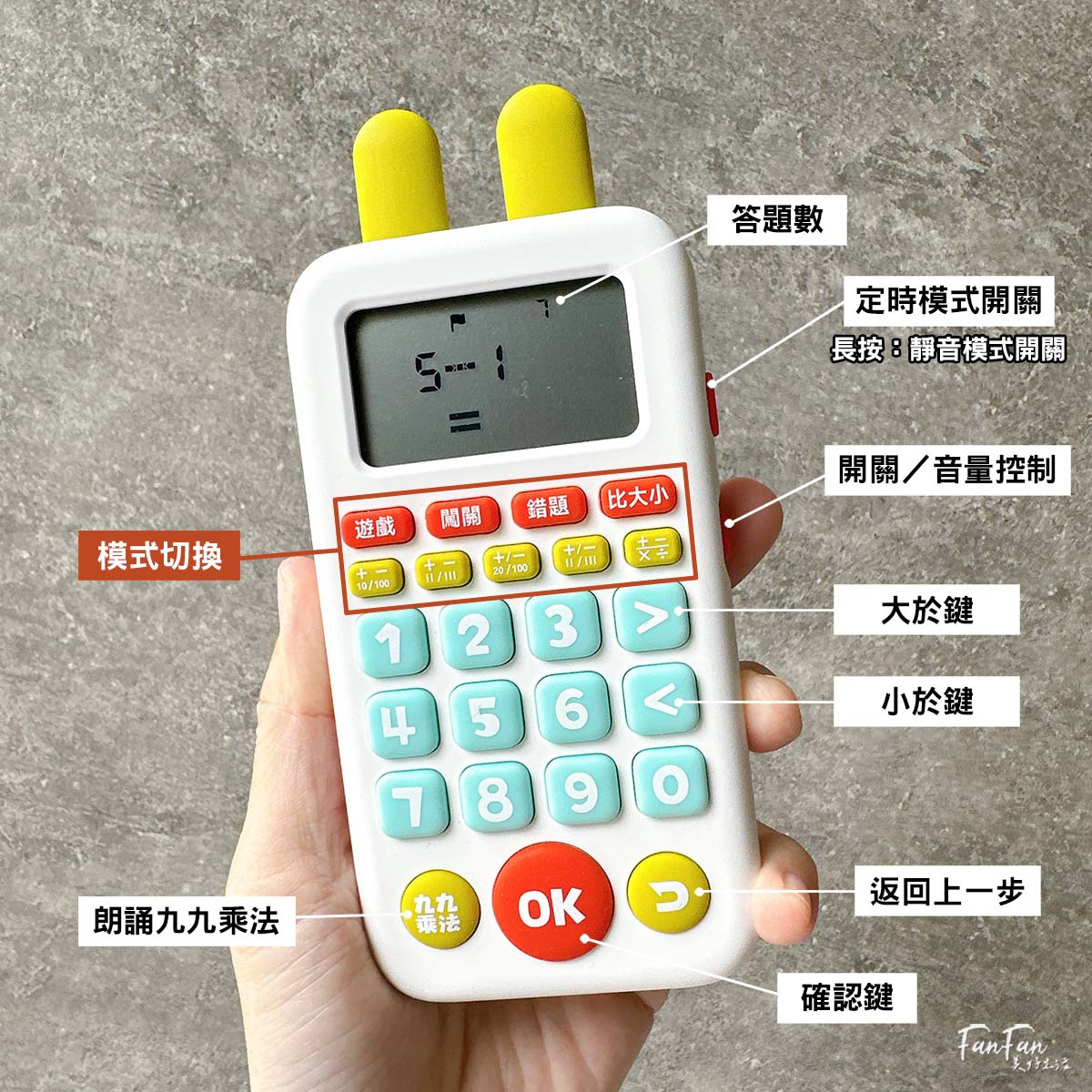 昌兒算數學習機：把數學算式變成活潑趣味的數學遊戲！複習九九乘法、加減運算複習的最佳工具