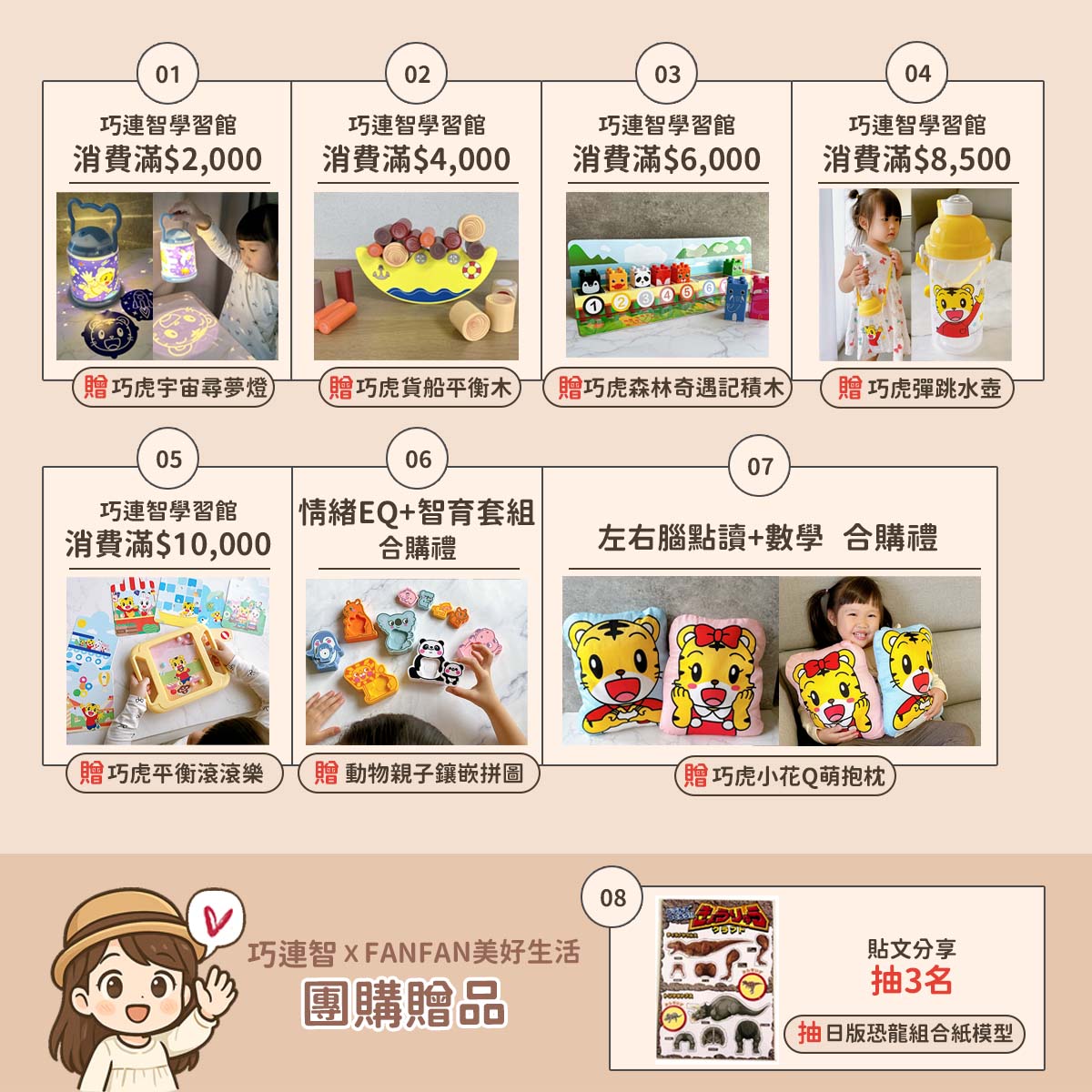 2026巧連智開團｜和巧虎一起說英語初階版&進階版、巧虎注音拼音學習套組、和巧虎一起學數學、聰明左右腦點讀大冒險、寶寶生活好習慣套組、好情緒EQ X 品格人際套組、小學生橋梁書完整開箱！開團才有的贈品