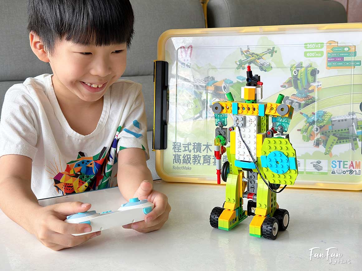 AI世代必備！幼兒動力積木、程式積木搭建學編程！與樂高相容，推薦給孩子的入門編程STEAM玩具｜積木的最高境界！