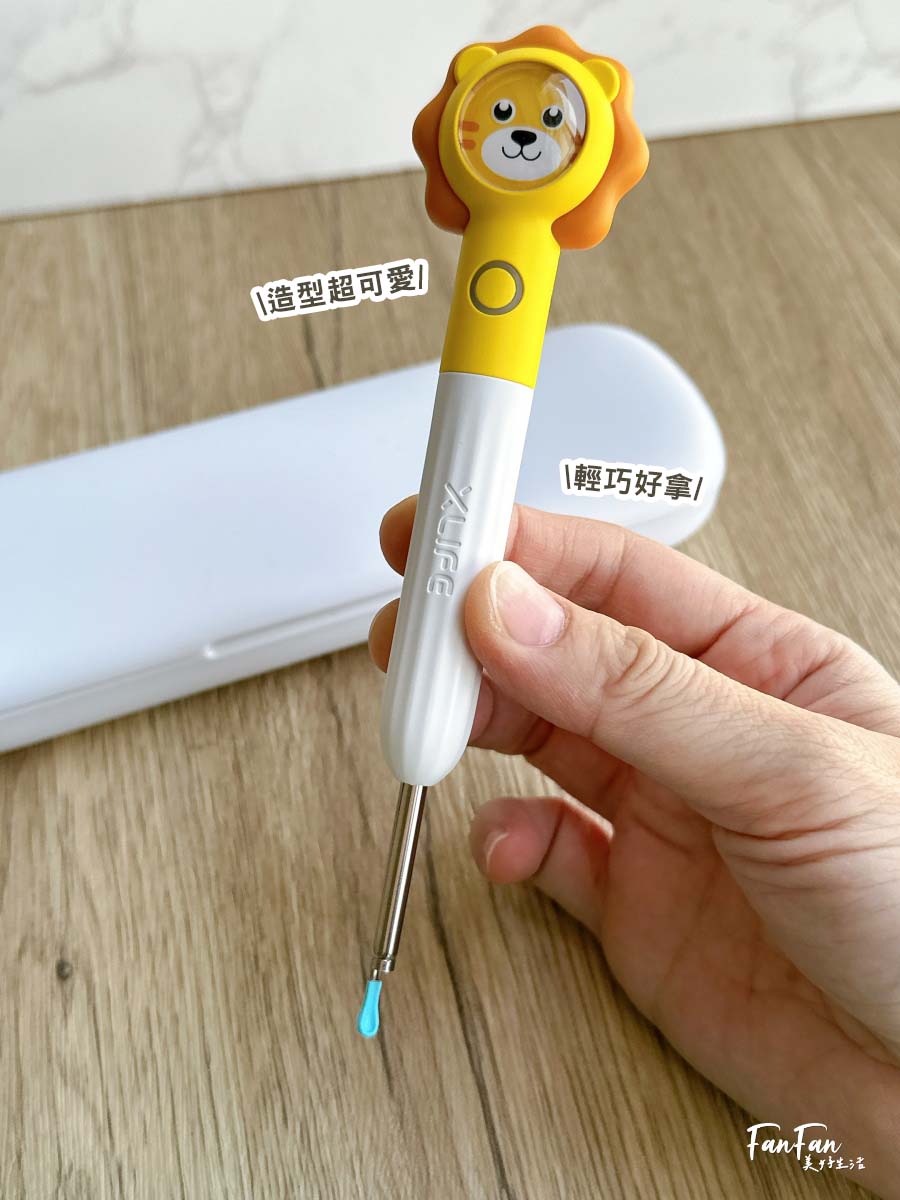 這樣挖耳朵好安心！居家挖耳神器：XLife Q3兒童智能監控挖耳棒，附LED燈還能連線手機，清潔耳道更輕鬆！
