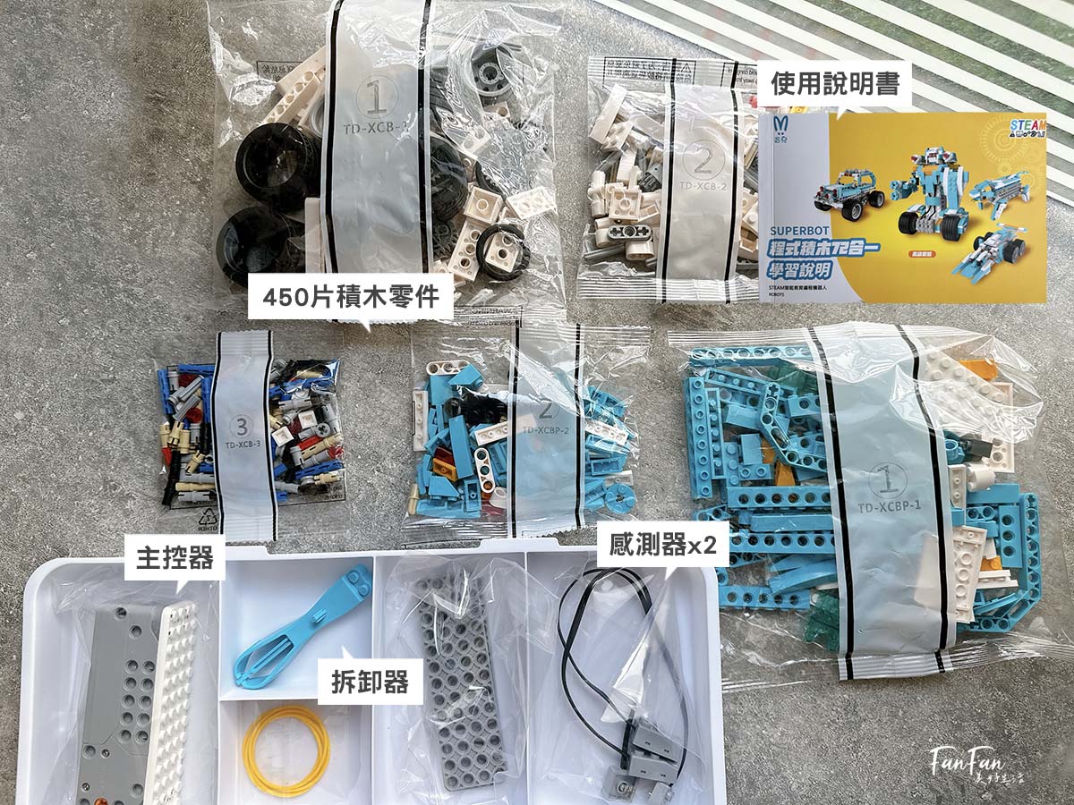 程式積木編程玩具推薦｜AI世代必備的入門編程STEAM玩具！程式積木360合一編程套裝與72合一編程套裝，搭建會動會走的樂高機器人，在家也能玩樂高積木學科學及基礎編程！