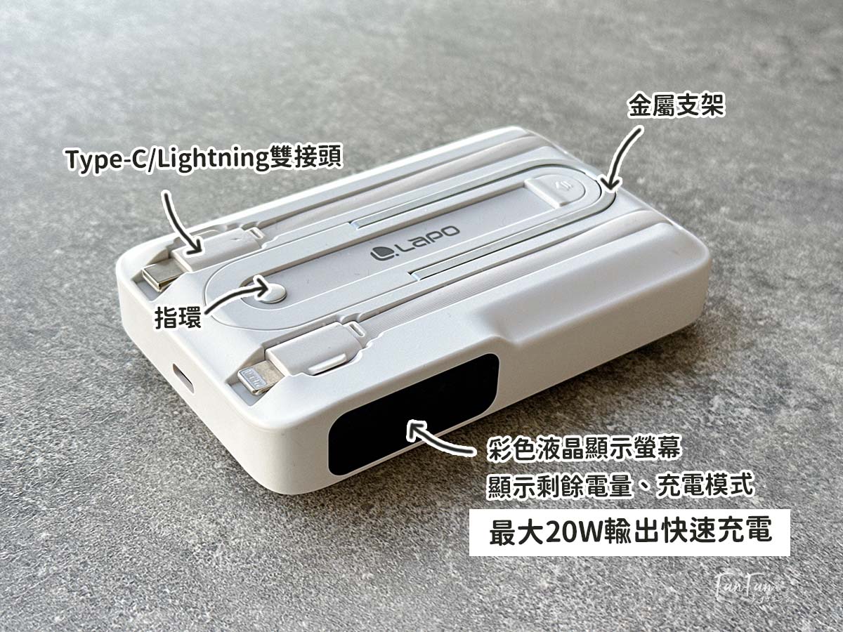 磁吸式行動電源推薦!LaPO Qi2 15W磁吸無線充行動電源 - 第3張圖 磁吸式行動電源推薦!LaPO Qi2 15W磁吸無線充行動電源