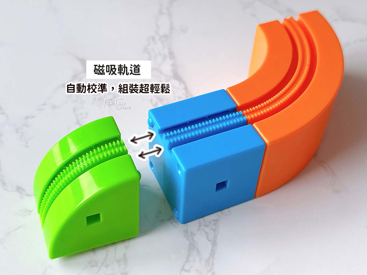 軌道界的特斯拉！能對抗地心引力：顛覆想像的昌兒3D磁力塊軌道車！懸掛倒吊都能前進