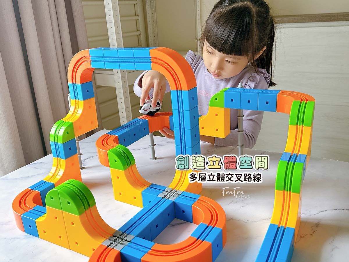 軌道界的特斯拉！能對抗地心引力：顛覆想像的昌兒3D磁力塊軌道車！懸掛倒吊都能前進